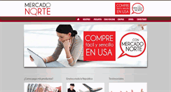 Desktop Screenshot of mercadonorteusa.com