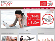 Tablet Screenshot of mercadonorteusa.com